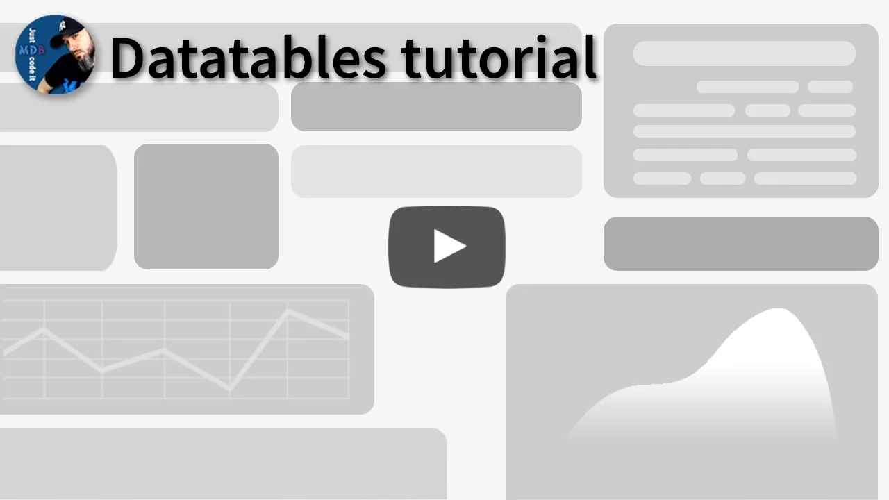 MDB 5 - Bootstrap 5 & Material Design